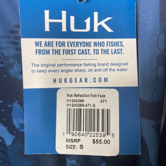 Huk Refraction Fish Fade Pursuit Shirt - Picture 9 of 11